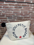 Trousse de toilette "mon joli petit bazar"