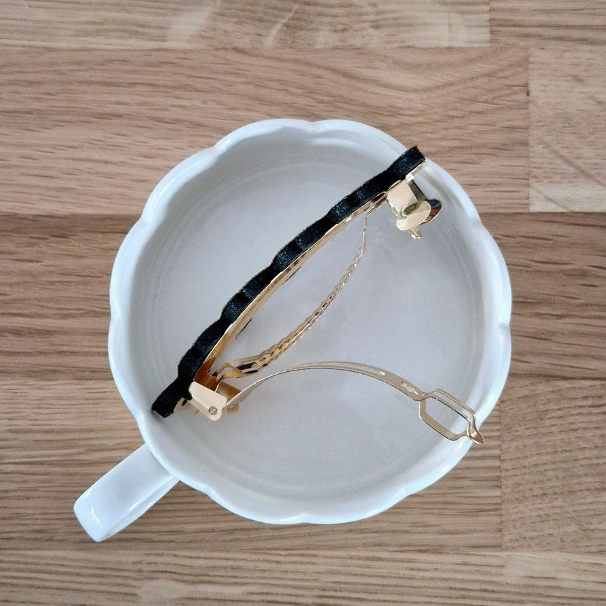 Barrette à paillettes