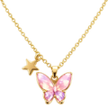 Collier fille pendentif papillon, bijou enfant – By Hélène