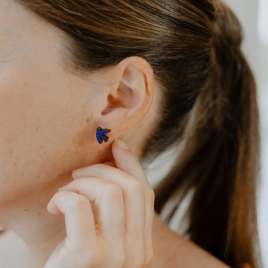 Boucles d'oreilles en bois