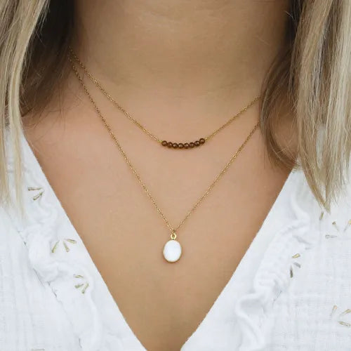 Collier double rang élégant - By Hélène concept store