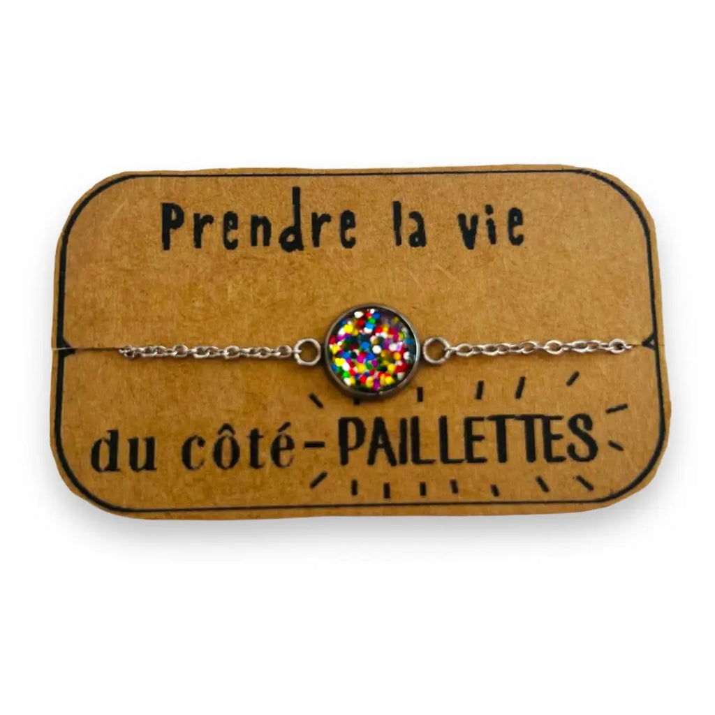 Bracelet paillettes
