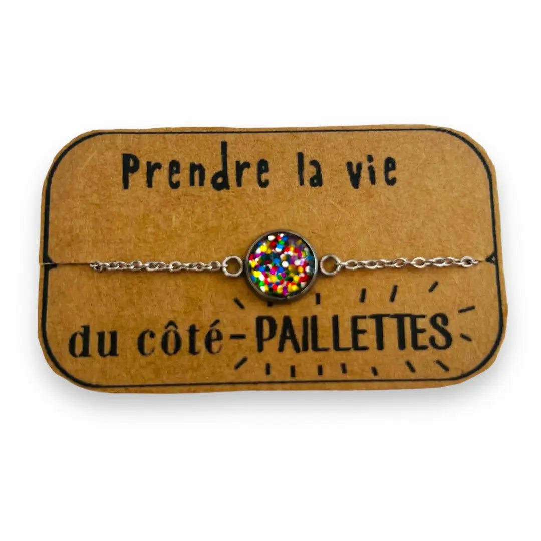Bracelet paillettes