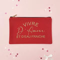 Pochette zippée artisanale - By Hélène concept store