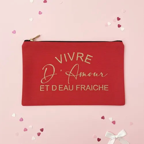 Pochette zippée artisanale - By Hélène concept store