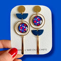 Boucles d'oreilles asymétriques tendance - By Hélène