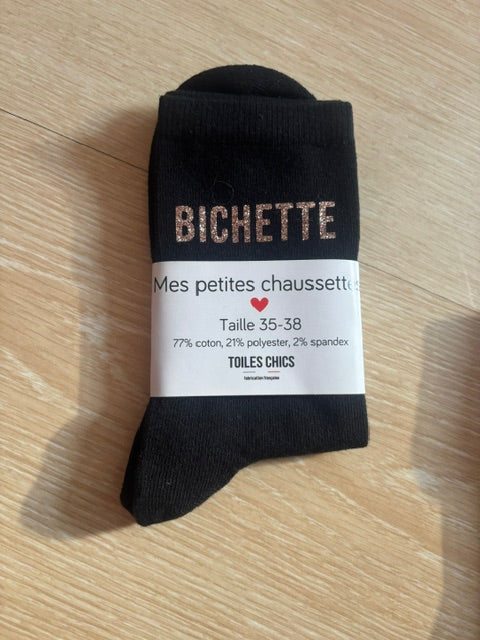 Chaussettes "mots"