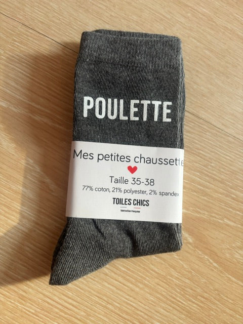 Chaussettes "mots"