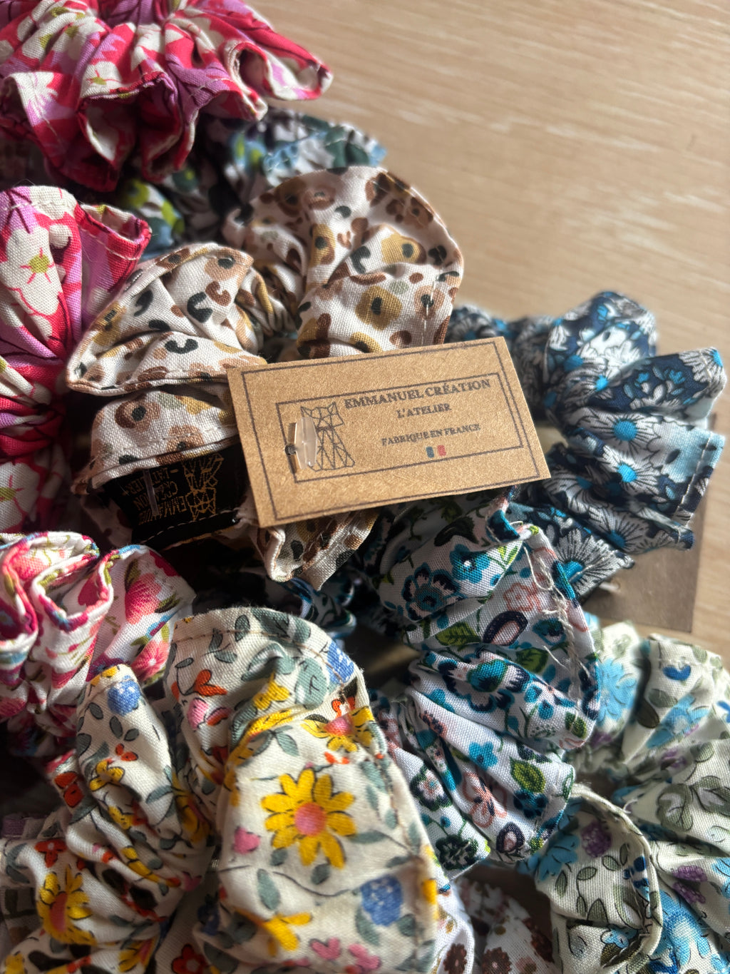 Chouchous assortis motifs "liberty"