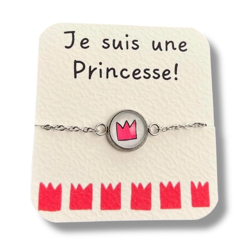 Bracelet "je suis une princesse"