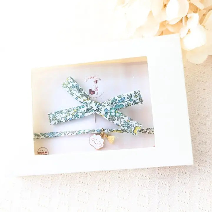 Coffret liberty cadeau tissu floral - By Hélène