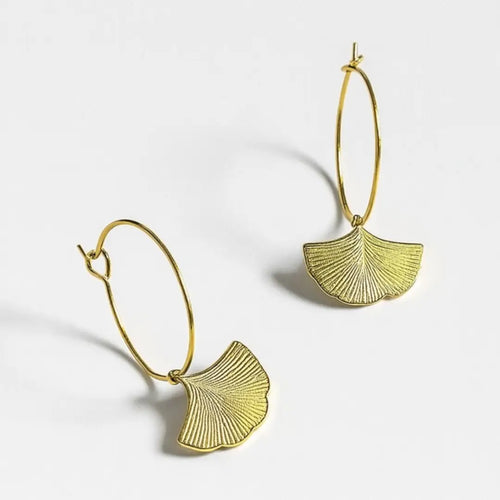 Boucles d'oreilles créoles dorées